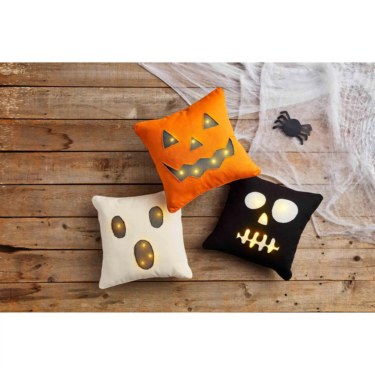 Light-up Halloween Pillows