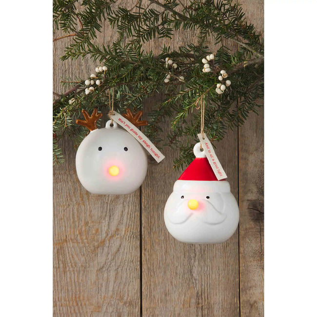 Light- up Christmas Character Ornament
