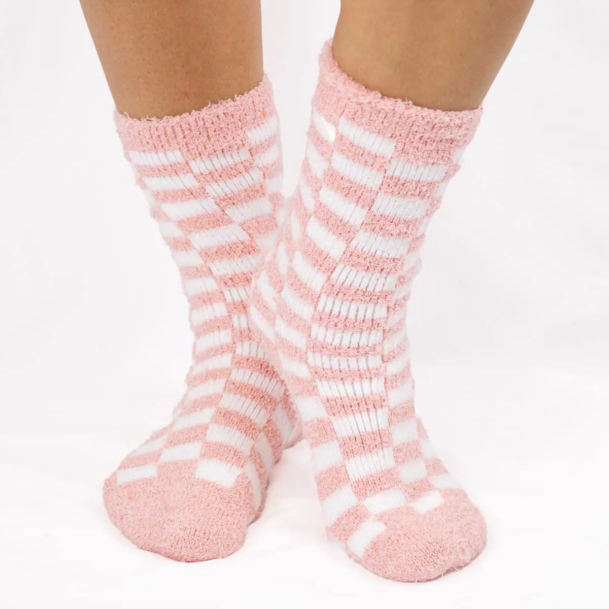 Cozy Socks- Checkered