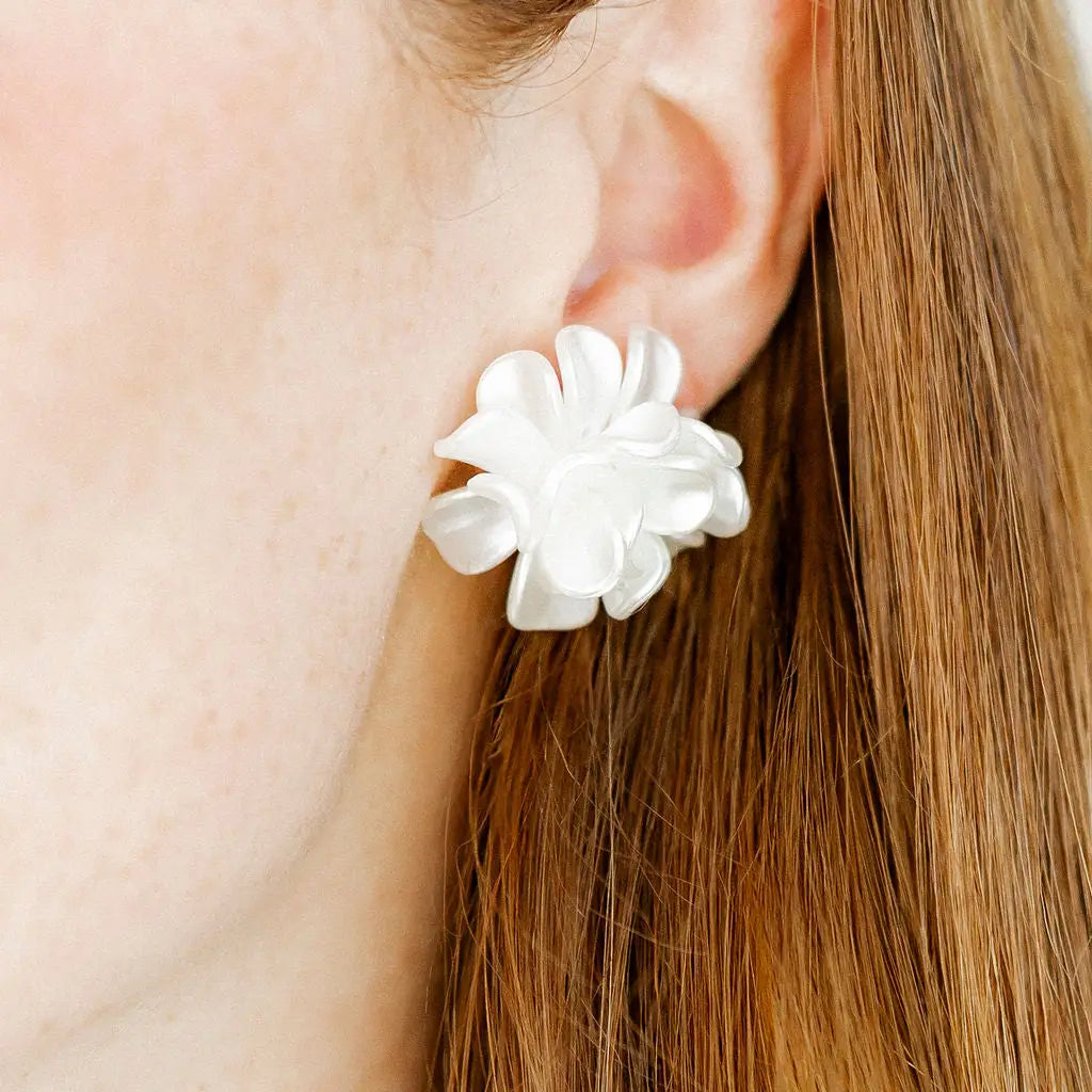 Mason Pearl Flower Statement Earring