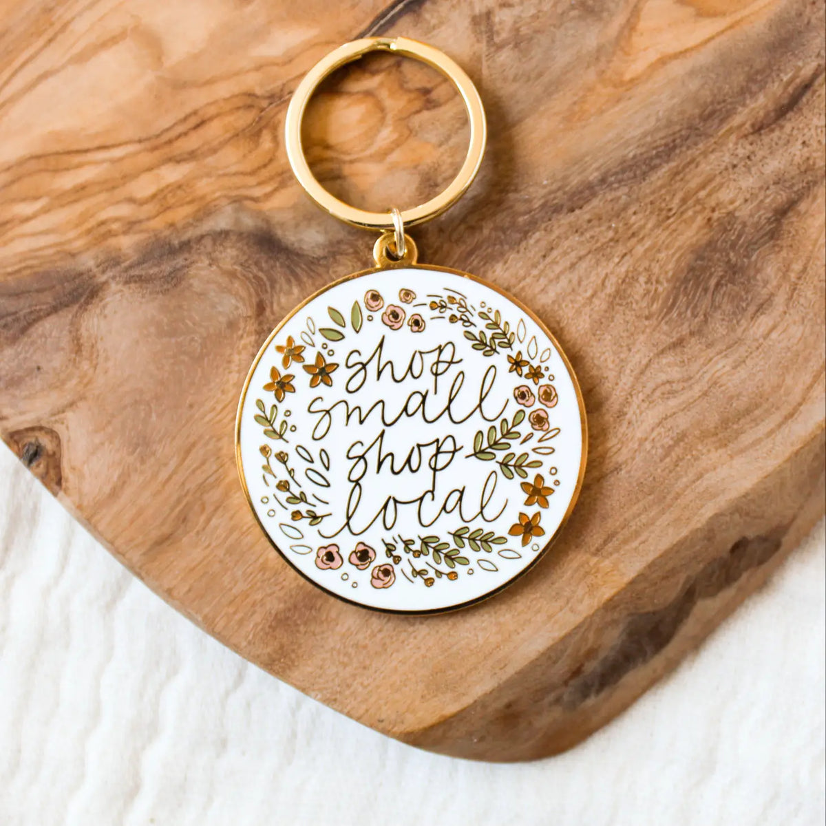 Shop Small Shop Local Keychain