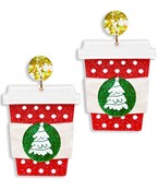Holiday Cup Earring