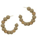 Clay Hoop with Glitter
