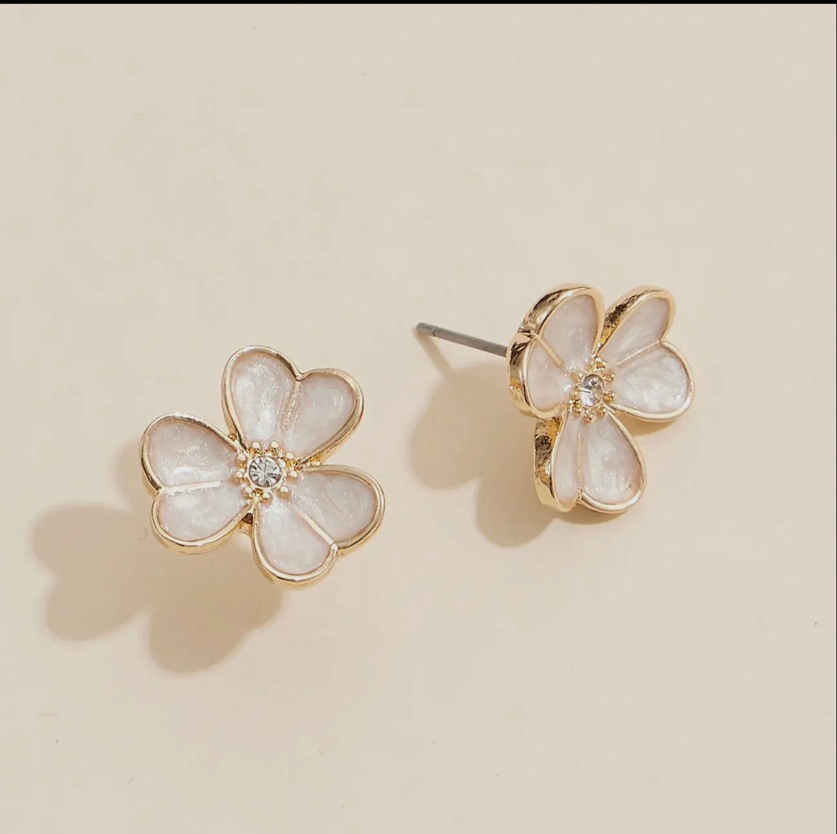 Delicate Flower Studs