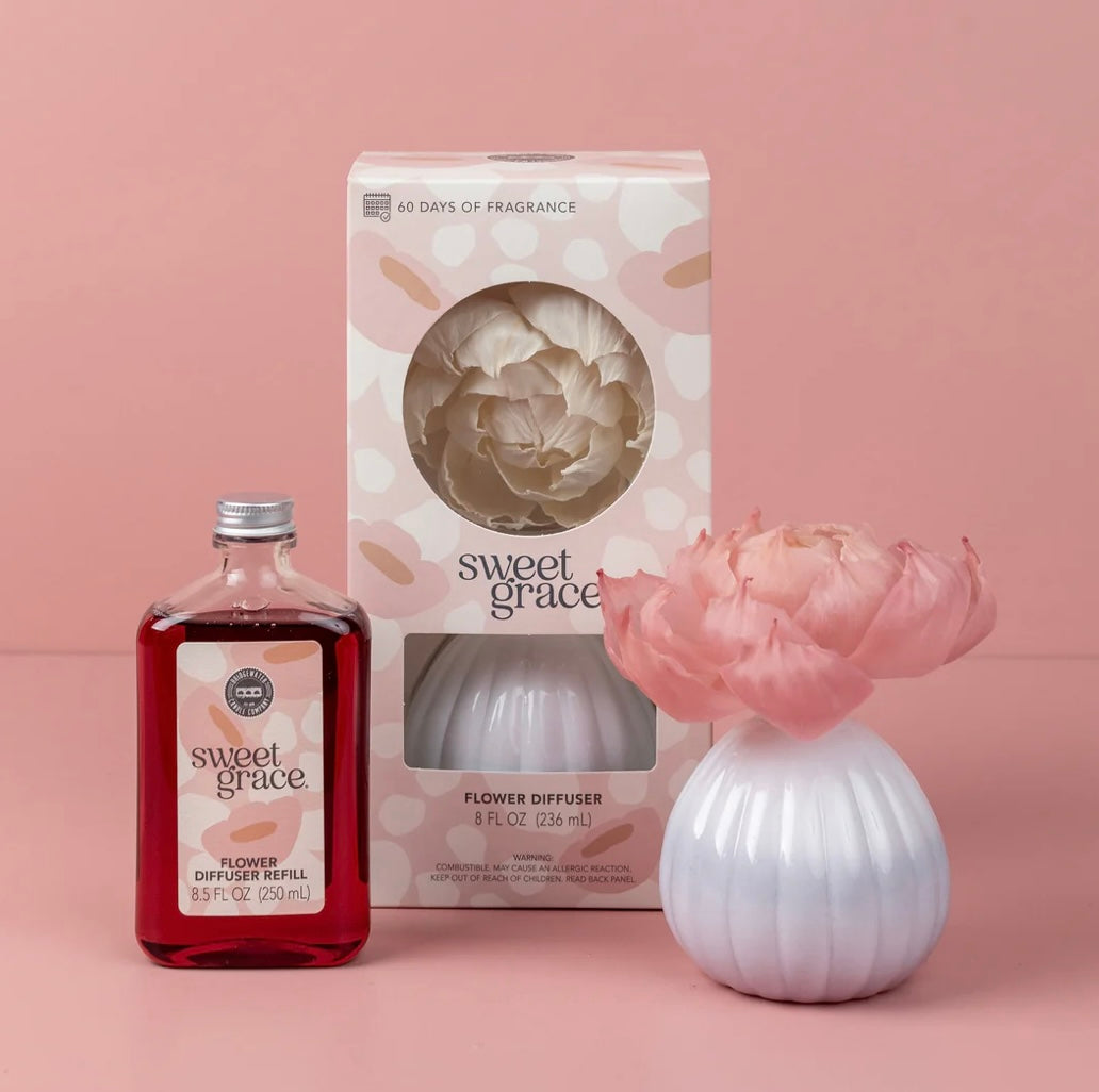 Sweet Grace Flower Diffuser + Refill