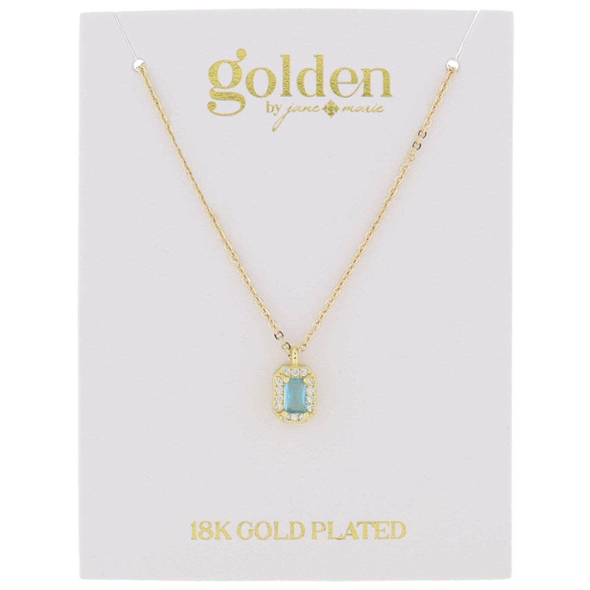 Golden- Birthstone Necklace