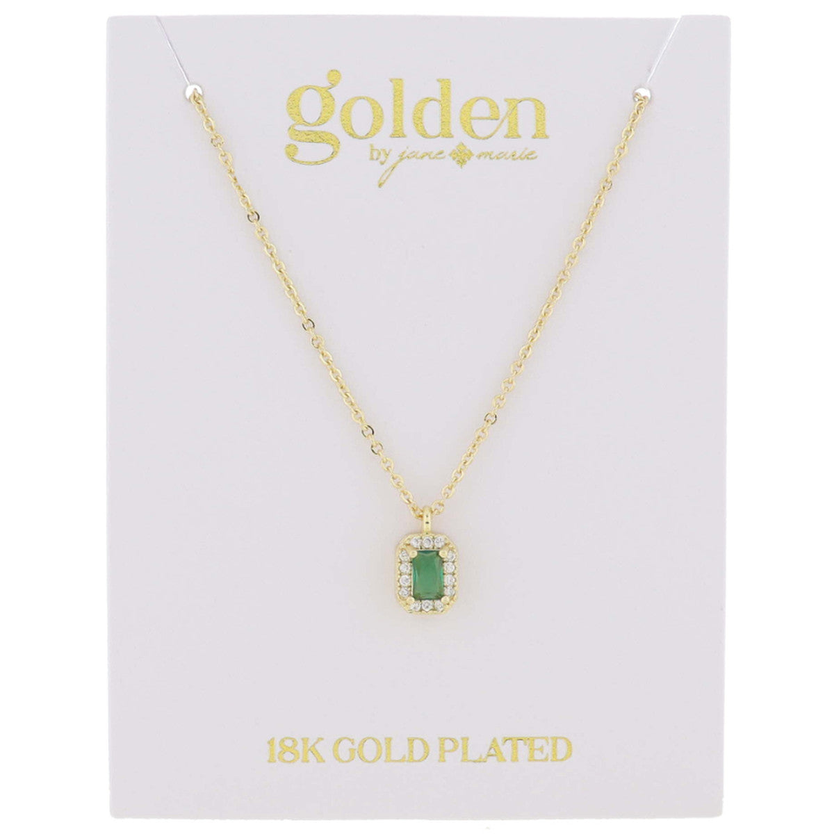 Golden- Birthstone Necklace