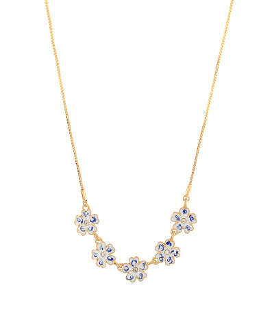 5 Flower Necklace