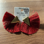 Gameday triangle tassel