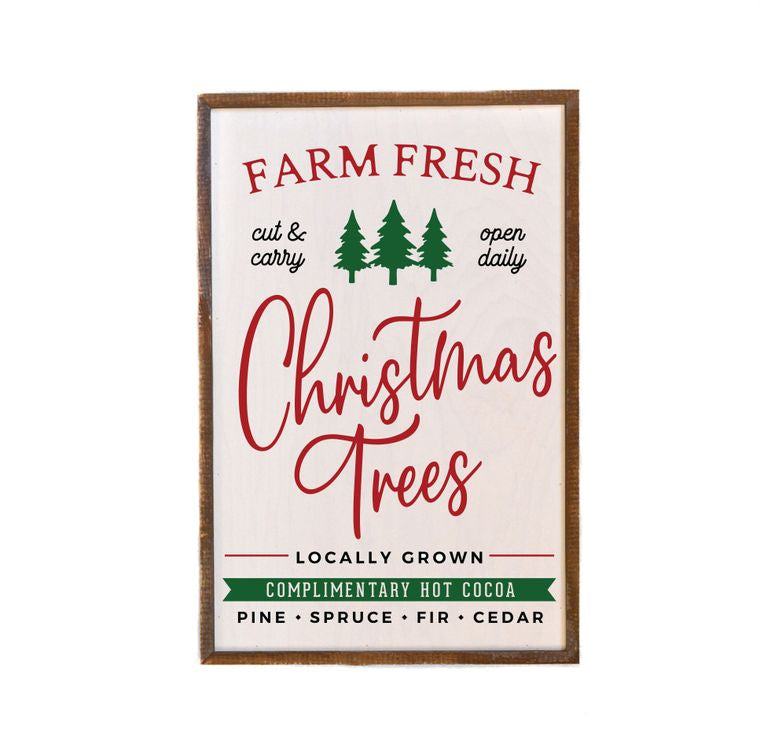 Christmas Trees Sign